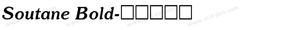 Soutane Bold字体转换